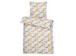 Bettwäsche APELT "Lucy", bunt, B/L: 155cm x 220cm, 1 Stk., 1 Stk., Satin (Bio-Baumwolle), B/L: 80cm x 80cm, Satin (Bio-Baumwolle), Obermaterial: 100% Baumwolle, Bettwäsche, Bettwäsche, modisches Design allover