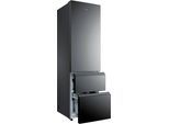 HAIER Kühl-/Gefrierkombination "HTR3620CNMP", Energieeffizienz: C (A-G), silber (schwarz inox), Rechtsanschlag, wechselbar, NoFrost, Kühlschränke, Easy Access-Gefrierschubladen: Alles schnell gefunden