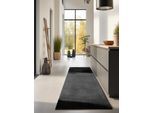 Teppich HANSE HOME "Jaipur Juteteppich, als Läufer und in Rund", schwarz, B:80cm H:10mm L:200cm, Jute, Teppiche, Teppich, 100% Naturfaser, Wohnzimmer, Esszimmer, Schlafzimmer, GRS