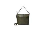 Schultertasche STILL NORDIC "Still Nordic Bag still", Mädchen, Gr. onesize, schwarz olive, Obermaterial: 100% Leder, Taschen Schultertasche