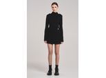 BENU Schwarzer Damen Merinowolle Rollkragenpullover