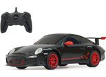 RC-Auto JAMARA "Porsche GT3 1:24 schwarz", schwarz, Fernlenkfahrzeuge, KinderB:19cm H:6cm T:7cm, Kunststoff, RC-Auto, B:19cm H:6cm T:7cm