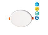 NÄVE LED Einbauleuchte "Suma", weiß, 1, Ø 15,5cm H: 3,2cm, 1 Stk., Leuchten, Lichtfarbe warmweiß, dimmbar