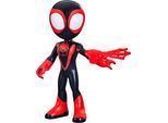 Spielfigur HASBRO "Spidey and His Amazing Friends, große Miles Morales: Spider-Man Figur", schwarz, Spielfiguren, KinderH:22,5cm, Spielfigur, H:22,5cm