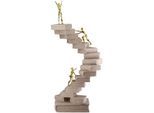 Dekofigur GILDE "Skulptur Path of Knowledge", creme, B:14,5cm H:30cm T:10cm, Kunstharz, Dekofiguren, Dekofigur, Höhe: 30 cm