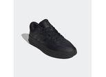 Sneaker ADIDAS SPORTSWEAR "COURT 24", Herren, Gr. 45, schwarz (core schwarz, core schwarz, core schwarz), Leder, Synthetik, Schuhe Sneaker