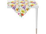 Tischdecke APELT "7001", bunt (multicolour), B:100cm L:100cm, Obermaterial: 75% Baumwolle, 25% Polyester, Tischdecken, Tischdecke, digital bedruckt