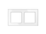 HOMEMATIC IP Smart-Home-Zubehör "Glasrahmen – 2-fach", weiß, B:12,5cm H:5cm T:16cm, Smart-Home-Stationen, Smart-Home-Zubehör