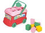 Steckspielzeug CLEMENTONI "Baby Clementoni, Disney Baby Minnie Sortierbus", rosa (bunt), Steckspielzeug, BabyB:15cm H:15cm T:22cm, Kunststoff, Steckspielzeug, Made in Europe, B:15cm H:15cm T:22cm