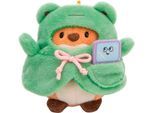 Kuscheltier NICI "mymochi, Fuchs Geeks, 8 cm", beige, Plüschfiguren, KinderH:8cm, Plüsch, Kuscheltier, mit Video Spiel und Froschkostüm, in Geschenkbox, H:8cm