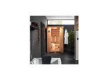HOME DELUXE Infrarotkabine mit Vollspektrumstrahler REDSUN M - 120 x 105 cm für 2 Personen