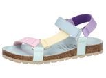 Sandale LICO "Pantolette Bioline Sandal", Mädchen, Gr. 32, bunt, Synthetik, Schuhe Sandale