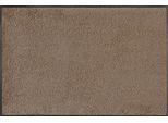 Fußmatte "Original Uni, Schmutzfangteppich" Gr. 16, beige (dunkelbeige), B:60cm H:9mm L:90cm, Kunstfaser, WASH+DRY BY KLEEN-TEX, Teppiche, Fußmatte, Schmutzmatte, rutschhemmend, auch als Läufer erhältlich