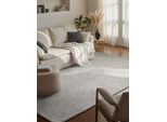 Teppich HANSE HOME "Wolly 2" Gr. 2, grau, B:80cm H:12mm L:150cm, Kunstfaser, Teppiche, Teppich, Flachgewebe, Läufer, Skandi, Woll-Optik, Esszimmer, Wohnzimmer, Flur