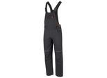 Arbeitslatzhose HERO BY JOHN MEDOOX "EDMONTON Basic Workwear Arbeits-Cargo-Latzhose", Herren, Gr. 50, Länge 32, schwarz, Sweatware, 65% Polyester, 35% Baumwolle, gerade lang, Hosen, Arbeits-Cargo-Latzhose Funktionsqualitätfür Herren