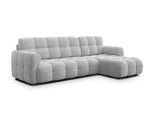 ECKSOFA MELLOW 4-Sitzer, hellgrau