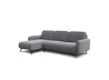 ECKSOFA FEBE 4-Sitzer links, grau