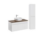 BADMÖBEL 100cm Zelie 2er-Set Weiß