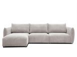 ECKSOFA TAUER 5-Sitzer, weiß