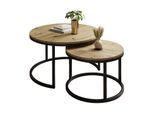 COUCHTISCH CIRI 2-in-1 Eichenholz ArtisanWotn