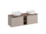 DOPPELWASCHTISCH 140cm Éros Taupe