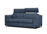 SOFA MEZO 3-Sitzer mit Schlaffunktion, dunkelblau