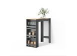 BARTISCH Regusa Anthrazit/Goldkraft Eiche 45 x 110 cm