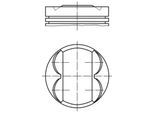 MAHLE Kolben 081pi00106000 für BMW