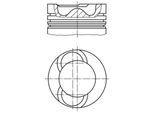 MAHLE Kolben 0281901