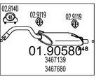 MTS Endschalldämpfer 0190580 für Volvo