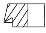 MAHLE Kolbenringsatz 08232n0 für BMW