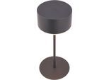 BRILONER LEUCHTEN LED Außen-Tischleuchte "KLIRA 7629015", braun (anthrazit), Leuchten