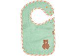 Lätzchen STERNTALER "mit Einlage BÄR Bo mingrün", Baby, grün (mintgrün), Baumwolle, Polyester, Lätzchen