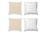 Möbelix , Beige , Textil , Uni , 40x40 cm , Heimtextilien, Wohntextilien, Kissen, Zierkissen