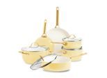 GreenPan , Gelb, Weiß, Goldfarben , Metall , 0 l , rund , Kochen & Essen, Töpfe, Kochtopfsets