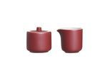 Milch- und Zuckerset RITZENHOFF & BREKER "Milch- und Zuckerset Jasper 2er Set", lila (beere), 2, Keramik, Geschirr-Sets, Spülmaschinengeeignet