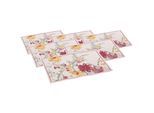 Platzset VILLEROY & BOCH "Platzesets Mariefleur 49 x 32,5 cm 6er Set bunt", bunt, B:32,5cm H:2mm L:49cm, Platzsets, waschbar bis 40 Grad C