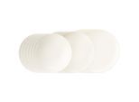 Geschirr-Set SELTMANN WEIDEN "Teller-Set Savona Fine Diamond 18er Set creme", beige (creme), 18, Porzellan, Geschirr-Sets, Geschirr-Set, Spülmaschinenfest, Mikrowellensicher, Ofenfest