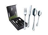 Besteck-Set "Tafelbesteck inkl. Besteckbox Casino 24er Set silber", silber, 24, PICARD & WIELPÜTZ SOLINGEN, Essbesteck-Sets, Spülmaschinengeeignet
