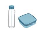 Lunchbox MEPAL "Lunchset XL Campus (2025) 2er Set", blau (cool blau), B:2cm H:2cm L:2cm, Kunststoff, Lebensmittelaufbewahrungsbehälter, Lunchbox, Spülmaschinengeeignet