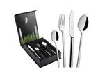 Besteck-Set "Tafelbesteck inkl. Besteckbox Ventura 24er Set silber", silber, 24, PICARD & WIELPÜTZ SOLINGEN, Essbesteck-Sets, Spülmaschinengeeignet