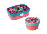 Lunchbox MEPAL "Obst- und Bentobox L.O.L. Surprise Campus 300 & 750 ml bunt", bunt, B:2cm H:2cm L:2cm, Kunststoff, Lebensmittelaufbewahrungsbehälter, Lunchbox