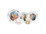Kindergeschirr-Set SELTMANN WEIDEN "Kindergeschirr Set Compact Prinzessin 5er Set bunt", bunt, 5, Porzellan, Geschirr-Sets, Spülmaschinengeeignet, Mikrowellengeeignet, Ofenfest, Salamandergeeignet, Kühlschrankgeeignet, Gefrierschrankgeeignet
