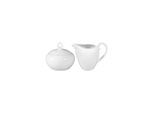 Milch- und Zuckerset SELTMANN WEIDEN "Milch- und Zuckerset Rondo/Liane für 2 Personen 2er Set weiß", weiß, 2, Porzellan, Geschirr-Sets, Spülmaschinenfest, Mikrowellensicher, Ofenfest