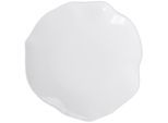 Servierplatte VILLEROY & BOCH "Gourmetteller Pura ø 32,1 cm weiß", weiß, B:32,1cm H:2,8cm L:32,1cm T:32,1cm Ø:32,1cm, Porzellan, Servierplatten, Servierplatte, Spülmaschinenfest, Mikrowellensicher