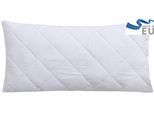 Microfaserkissen OTTO HOME "Microlux Kopfkissen 40x80 cm, 80x80 cm", weiß, B:40cm L:80cm, Bezug: 100% Polyester. Füllung: 100% Polyester, Kopfkissen, Microfaserkissen, Kissen, in den Farben: weiß, blau, rosa & grün