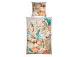 Novel Wendebettwäsche Tropica, Mehrfarbig, Textil, Blume, 135x200 cm, pflegeleicht, hautfreundlich, Schlaftextilien, Bettwäsche, Bettwäsche, Satin-Bettwäsche