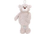 Wärmflasche NICI "Classic Bear, Bär Finni, 300 ml, 34 cm", grau, Wärmflaschen, KinderB:24cm H:34cm T:12cm, 2in1 - Kuscheltier & Wärmflasche in einem; enthält recyceltes Material, B:24cm H:34cm T:12cm