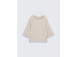 TOM TAILOR Damen Langarmshirt mit Raglanärmeln, braun, Meliert, Gr. M