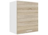 Mid.you , Weiß, Sonoma Eiche , Holzwerkstoff , 1 Fächer , 50x60x31 cm , hängend ,